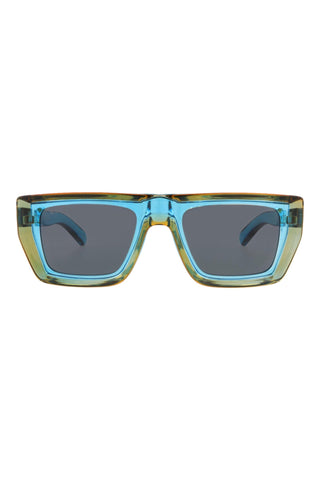 Gucci GG1723S Transparent Neon Light Blue/Mandarin Sunglasses
