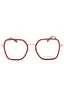 004 - BURGUNDY/TRANSPARENT