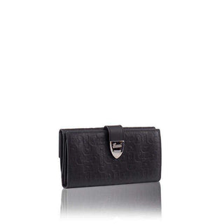Gucci Horsebit Black Leather Buckled Women's Wallet (GGWW2000)-AmbrogioShoes