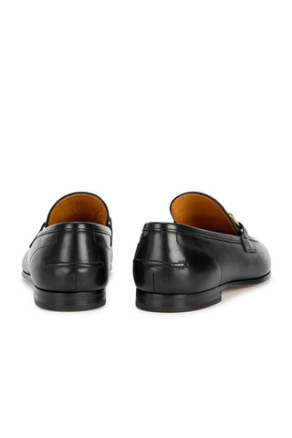 Gucci Jordaan Leather Loafers Black 406994 (GGM1710)