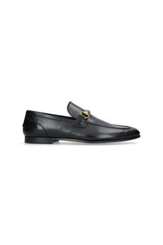 Gucci Jordaan Leather Loafers Black 406994 (GGM1710)