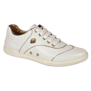 Gucci Leather Sneakers Women's Designer Shoes Cream (KGGW1585)-AmbrogioShoes