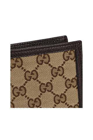 Gucci Men's Bi Fold wallet 260987 525040 Beige & Brown Guccissima (GGMW2022)