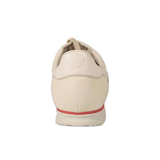 Gucci Mens Shoes Beige Leather Classic Stripes Sneakers (GGM3003)-AmbrogioShoes