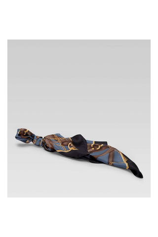 Gucci Shadow Grey Relia Embossed Foulard (GGSH111)
