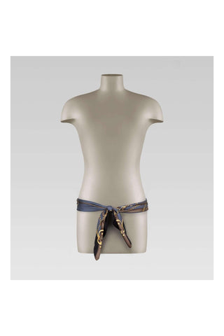 Gucci Shadow Grey Relia Embossed Foulard (GGSH111)