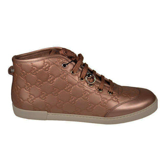 Gucci Sneakers Women Metallic Rose GG Leather (GGW2710)-AmbrogioShoes