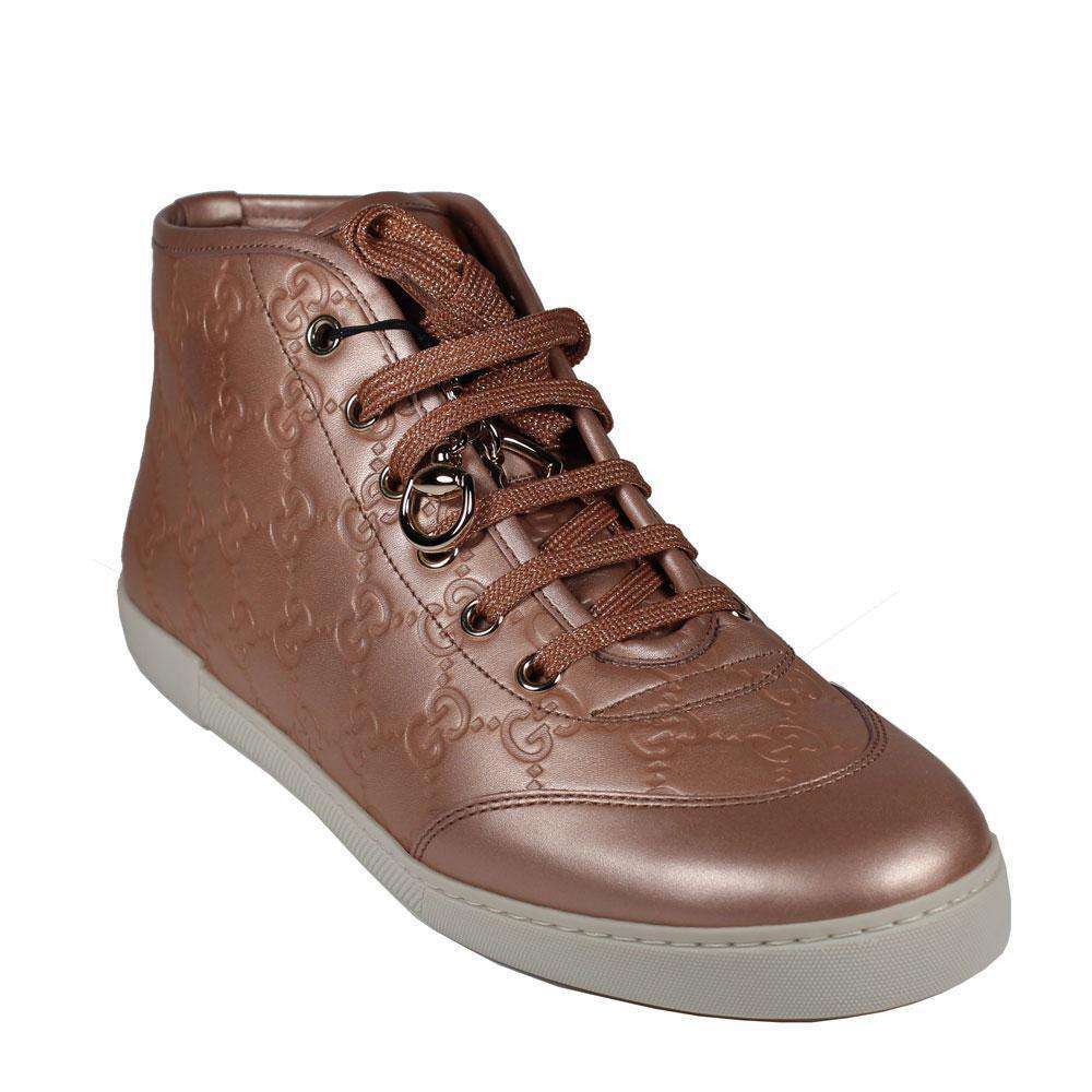 Gucci Sneakers Women Metallic Rose GG Leather (GGW2710) – Dellamoda
