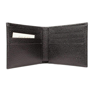 Gucci Designer Wallet Mens Black Leather Horsebit Logo Wallet (GGMW2006)-AmbrogioShoes