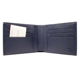 Gucci Designer Wallet Mens Blue / Beige Coated Canvas Large Wallet (GGMW2004)-AmbrogioShoes