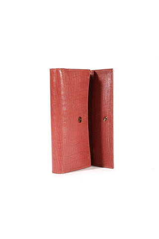 Gucci Wallet Women's large leather Checkbook Style Mauve 231841