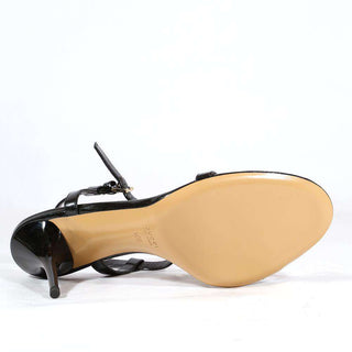 Gucci Womens Shoes Nero Patent Leather Sandals (KGGW1514)-AmbrogioShoes