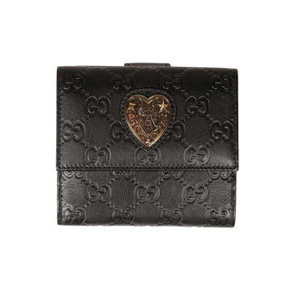 Gucci Designer Wallet Heart French Flap Wallet (GGWW3500)-AmbrogioShoes