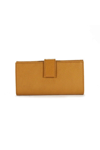 Gucci Women's Wallet Large leather Checkbook style Camel 231835