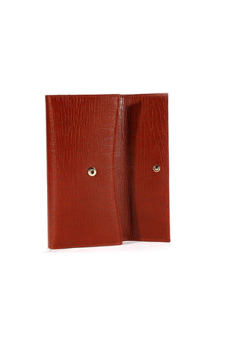 Gucci Women's Wallet large leather Checkbook style Burgundy 231841