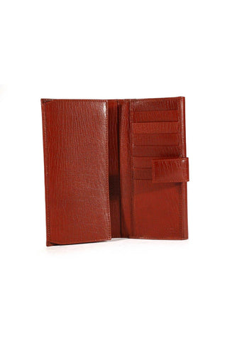 Gucci Women's Wallet large leather Checkbook style Burgundy 231841