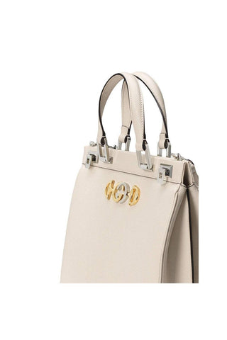 Gucci Zumi Handbag Women's White MEDIUM Full Grain Leather Shoulder Bag (GG2054)