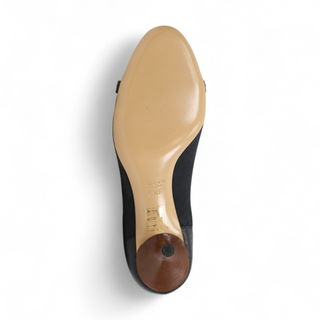 Gucci shoes for women Black GG fabric & leather Pumps 138711 (GGW1572-B)