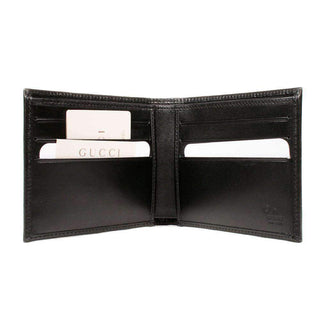 Gucci Designer Wallet Mens Black Gray GG Logo Denim (GGMW2001)-AmbrogioShoes
