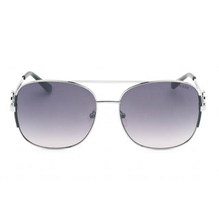 Guess Factory GF6127 Sunglasses Shiny Light Nickeltin / Smoke Mirror-AmbrogioShoes
