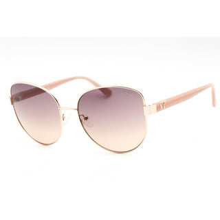Guess Factory GF6172 Sunglasses Shiny Rose Gold / Gradient Brown-AmbrogioShoes