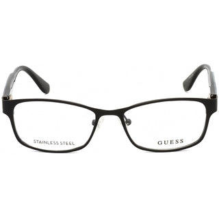 Guess GU2608 Eyeglasses Satin Black / Clear Lens-AmbrogioShoes