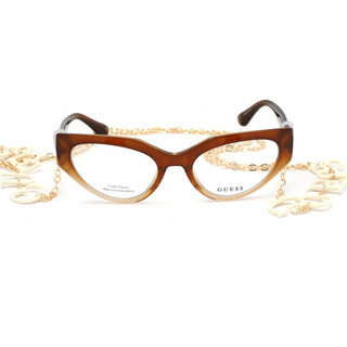 Guess GU2853 Eyeglasses Light Brown/other / Clear Lens-AmbrogioShoes