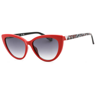 Guess GU5211 Sunglasses shiny red / gradient smoke-AmbrogioShoes