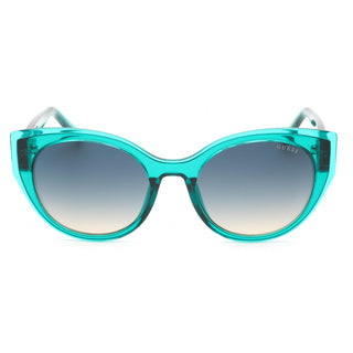 Guess GU7909 Sunglasses Shiny Dark Green / Gradient Green Women's-AmbrogioShoes