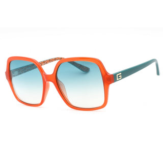 Guess GU7921-H Sunglasses Orange/other / Blue Mirror Women's-AmbrogioShoes