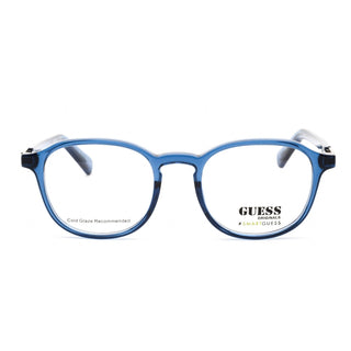 Guess GU8251 Eyeglasses shiny blue/Clear demo lens Unisex Unisex-AmbrogioShoes