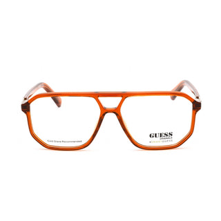 Guess GU8252 Eyeglasses Shiny Light Brown / Clear Lens Unisex Unisex-AmbrogioShoes