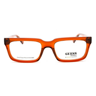 Guess GU8253 Eyeglasses Shiny Light Brown / Clear Lens-AmbrogioShoes