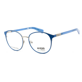 Guess GU8254 Eyeglasses Blue Silver / Clear Lens Unisex Unisex-AmbrogioShoes