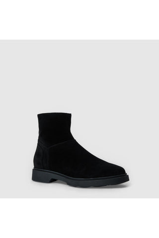 Aquatalia Hermione suede ankle boot in Black - view 2