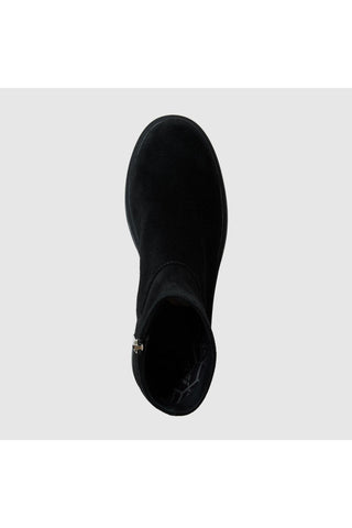 Aquatalia Hermione suede ankle boot in Black - view 3
