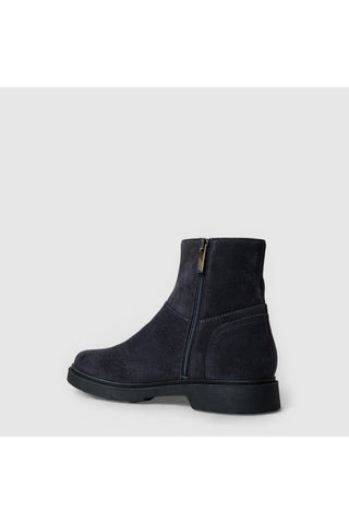 Aquatalia Hermione suede ankle boot in Navy - view 4