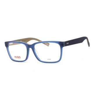 HUGO HG 0182 Eyeglasses Matte Blue / Clear Lens Unisex Unisex-AmbrogioShoes
