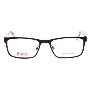 HUGO HG 1005 Eyeglasses Matte Brown Havana/Clear demo lens-AmbrogioShoes