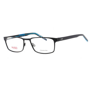 HUGO HG 1075 Eyeglasses Matte Blue/Clear demo lens-AmbrogioShoes