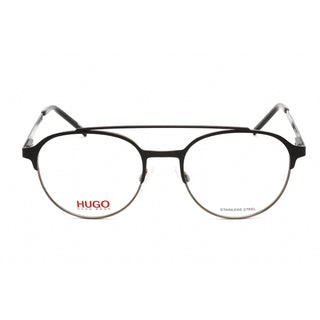 HUGO HG 1156 Eyeglasses BLACK RUTHENIUM/Clear demo lens-AmbrogioShoes