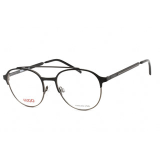 HUGO HG 1156 Eyeglasses BLACK RUTHENIUM/Clear demo lens-AmbrogioShoes