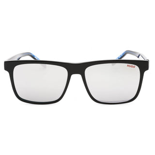 HUGO HG 1242/S Sunglasses BLACK BLUE / EXTRA WHITE ML-AmbrogioShoes
