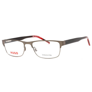 HUGO HG 1263 Eyeglasses Dark Ruthenium Grey / Clear Lens-AmbrogioShoes