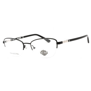 Harley Davidson HD0550 Eyeglasses Matte black/Clear demo lens-AmbrogioShoes