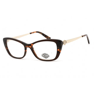 Harley Davidson HD0557 Eyeglasses dark brown/other / clear demo lens-AmbrogioShoes