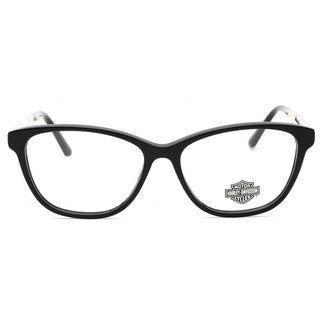 Harley Davidson HD0571 Eyeglasses shiny black / clear demo lens-AmbrogioShoes