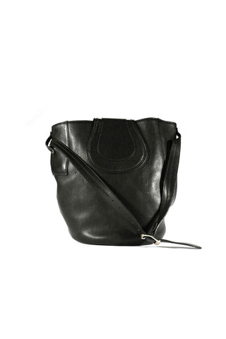 Hogan Women's Black Leather Handbag (HGA1000)