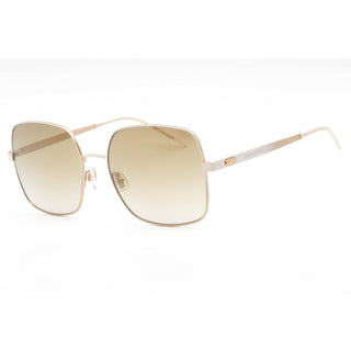 Hugo Boss BOSS 1160/S Sunglasses Matte White Gold / Brown ss Gold Women's-AmbrogioShoes