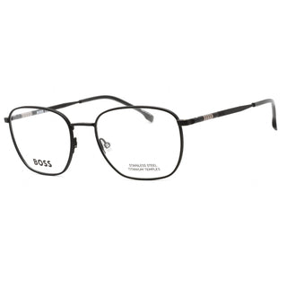 Hugo Boss BOSS 1415 Eyeglasses Matte Black/Clear demo lens-AmbrogioShoes